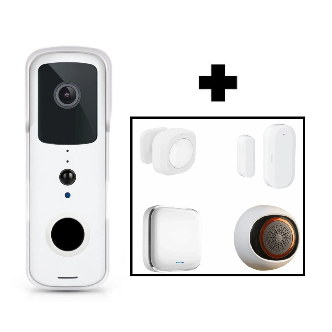 YECO BD-10 Akıllı Görüntülü Kapı Zili – Hareket Sensörlü, IP66, WiFi, Çift Yönlü Ses