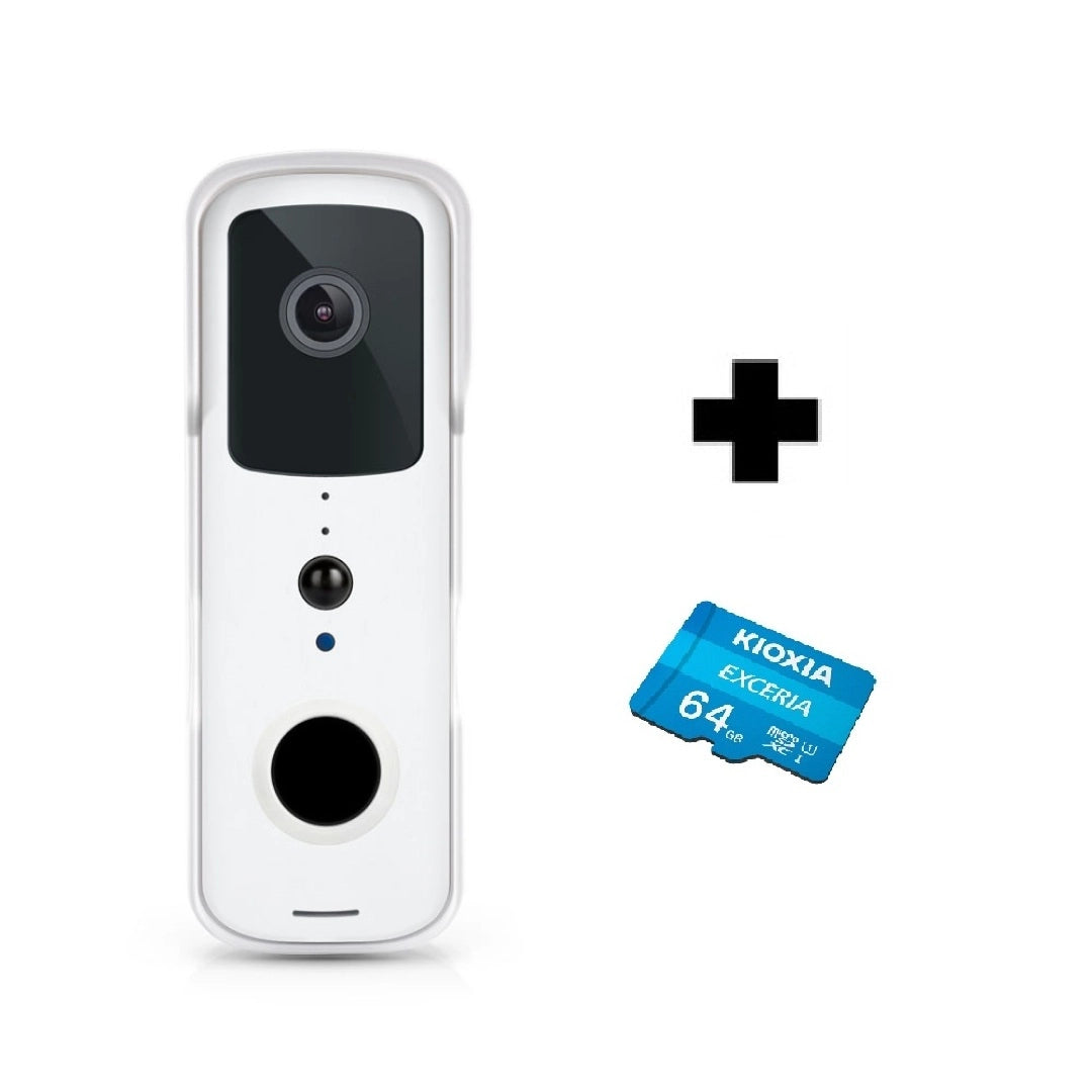 YECO BD-10 Akıllı Görüntülü Kapı Zili – Hareket Sensörlü, IP66, WiFi, Çift Yönlü Ses