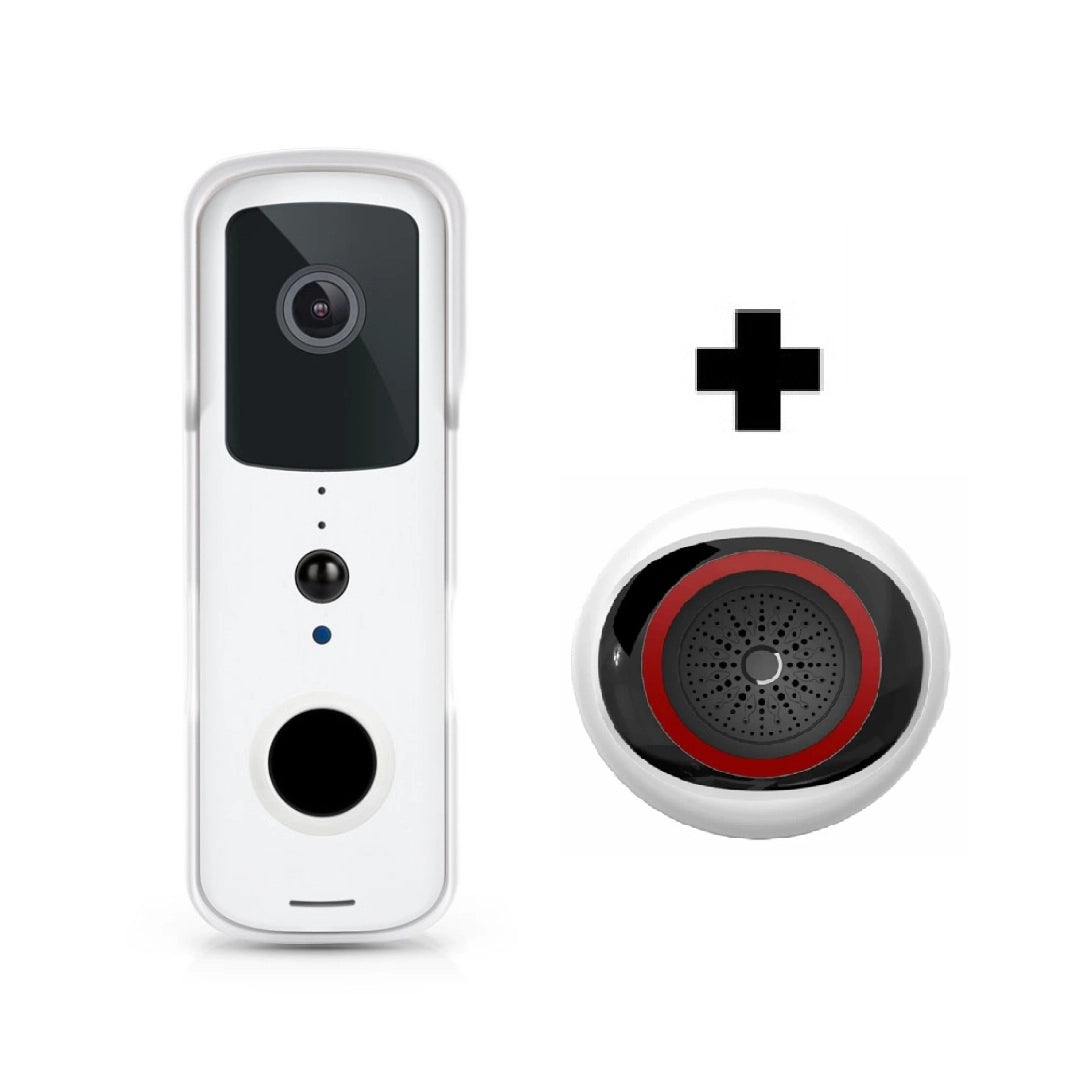 YECO BD-10 Akıllı Görüntülü Kapı Zili – Hareket Sensörlü, IP66, WiFi, Çift Yönlü Ses