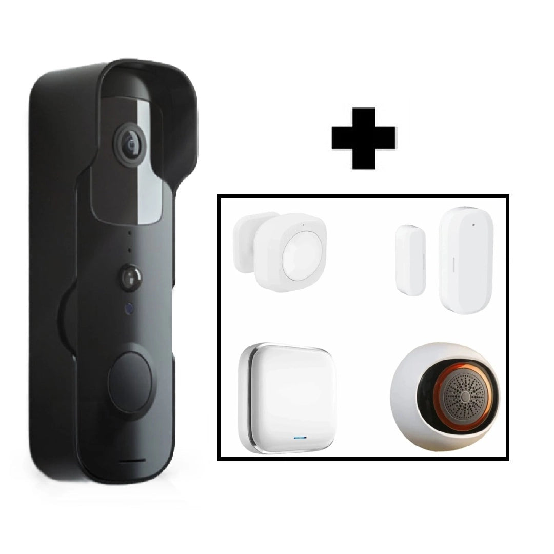 YECO BD-10 Akıllı Görüntülü Kapı Zili – Hareket Sensörlü, IP66, WiFi, Çift Yönlü Ses