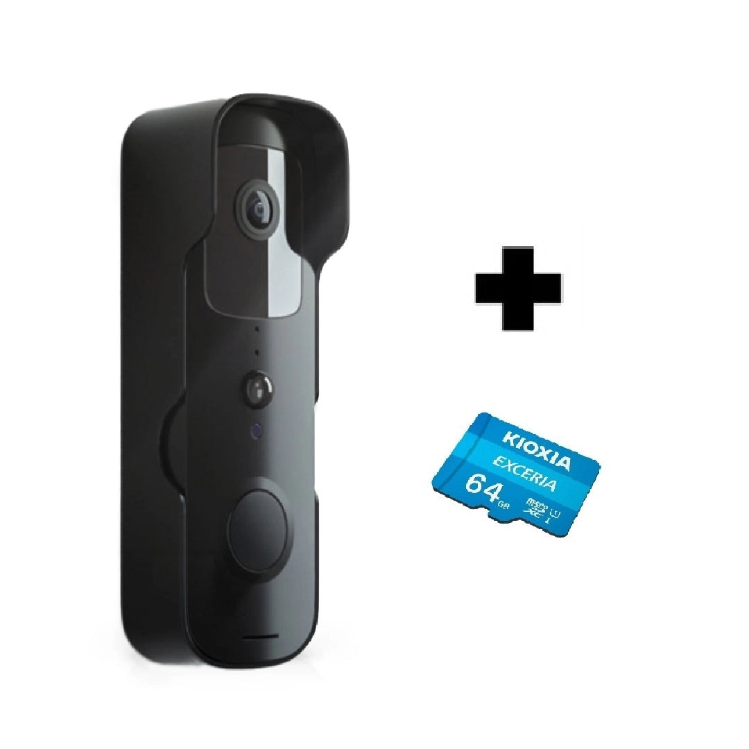 YECO BD-10 Akıllı Görüntülü Kapı Zili – Hareket Sensörlü, IP66, WiFi, Çift Yönlü Ses