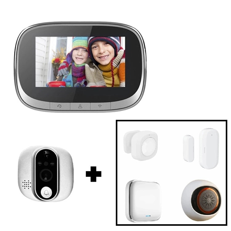 Yeco PD-10 Akıllı Görüntülü Kapı Zili – Kablosuz, Tuya Uyumlu, 1080P Güvenlik Kameralı Zil