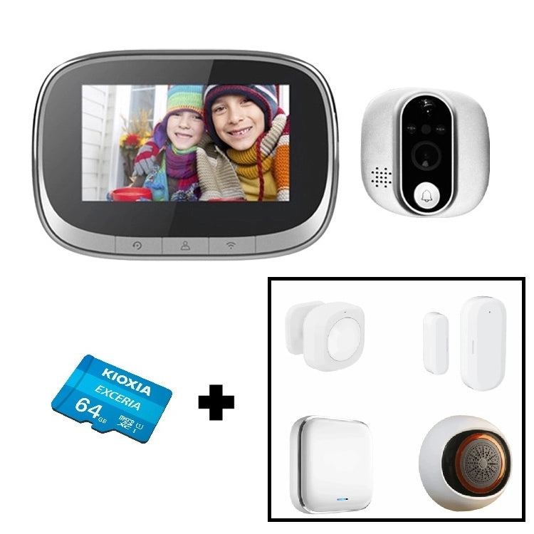 Yeco PD-10 Akıllı Görüntülü Kapı Zili – Kablosuz, Tuya Uyumlu, 1080P Güvenlik Kameralı Zil