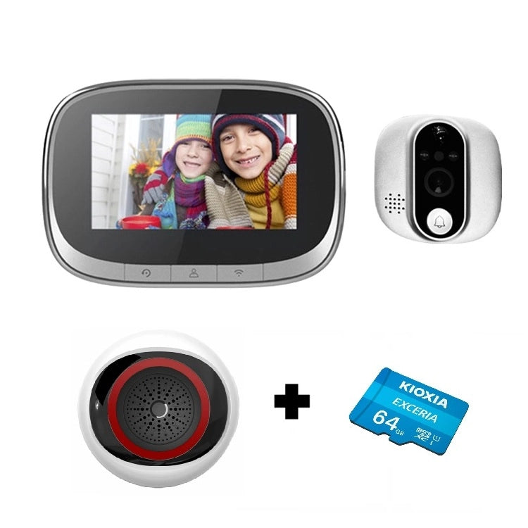 Yeco PD-10 Akıllı Görüntülü Kapı Zili – Kablosuz, Tuya Uyumlu, 1080P Güvenlik Kameralı Zil