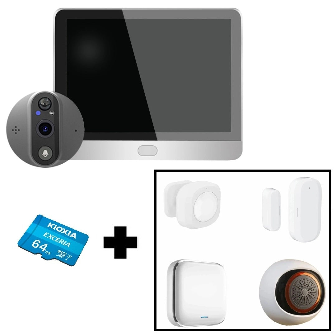 YECO PD-20 Akıllı Kapı Zili – LCD Ekranlı, Hareket Sensörlü, Mobil Uyumlu