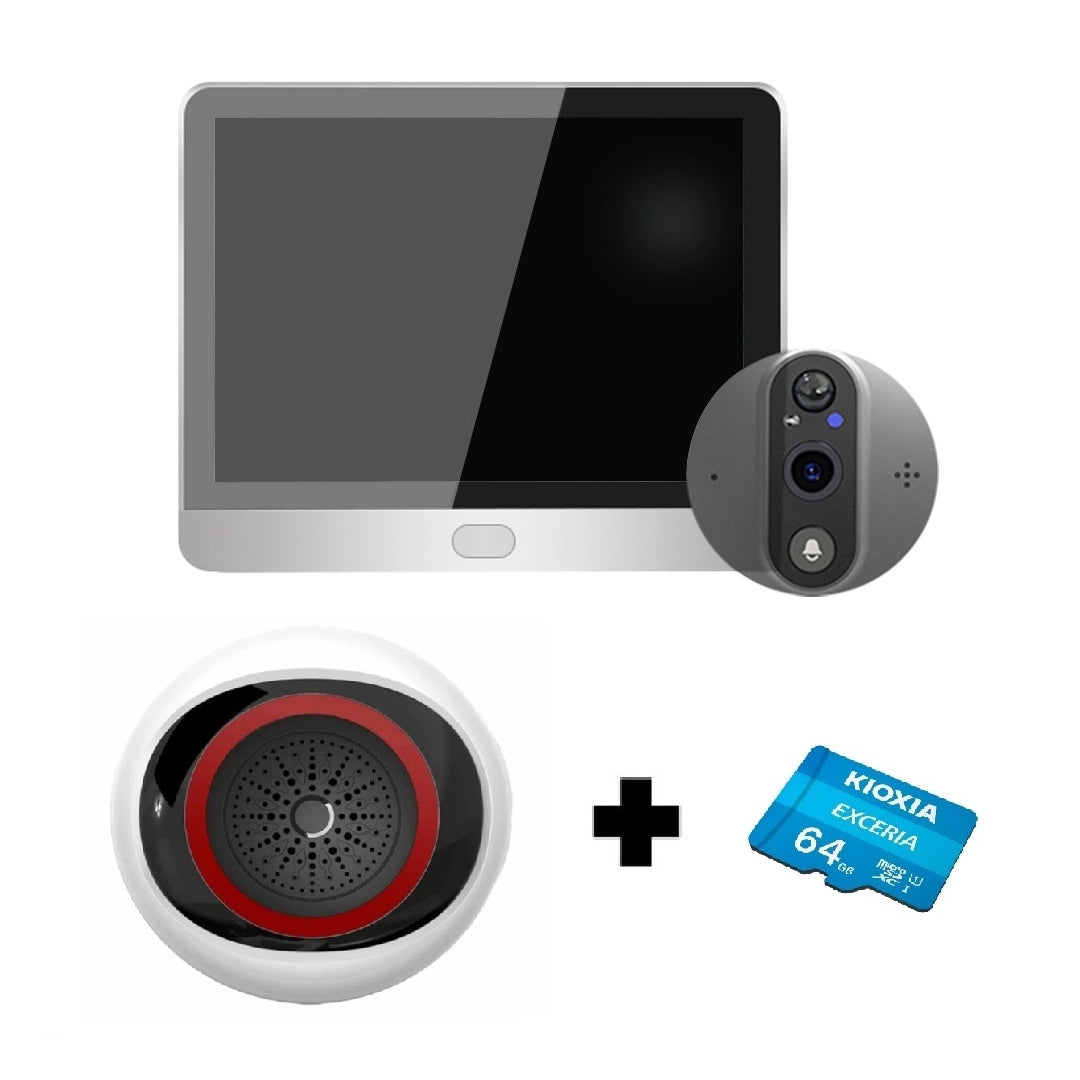 YECO PD-20 Akıllı Kapı Zili – LCD Ekranlı, Hareket Sensörlü, Mobil Uyumlu