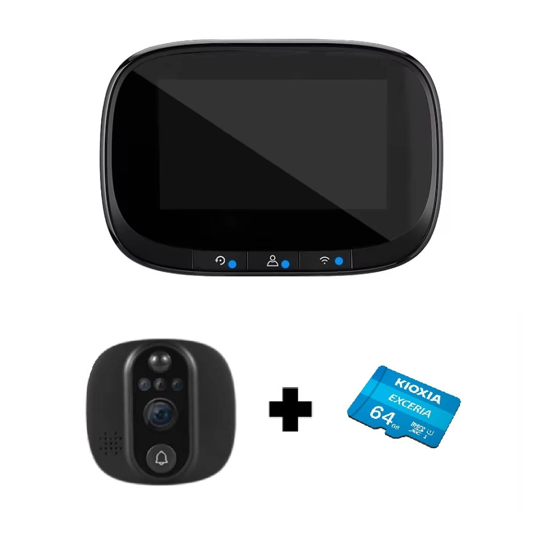 Yeco PD-10 Akıllı Görüntülü Kapı Zili – Kablosuz, Tuya Uyumlu, 1080P Güvenlik Kameralı Zil
