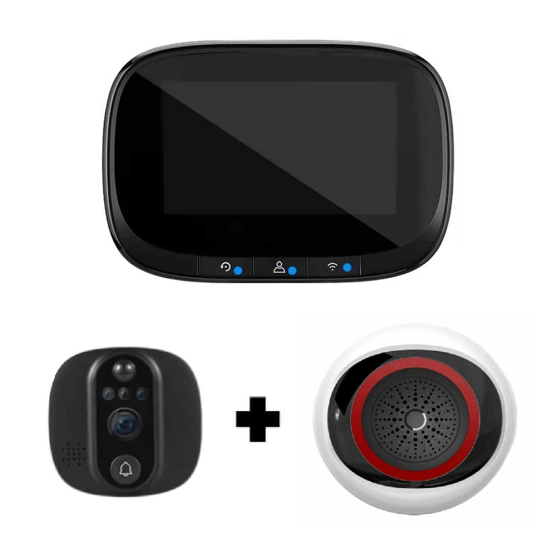 Yeco PD-10 Akıllı Görüntülü Kapı Zili – Kablosuz, Tuya Uyumlu, 1080P Güvenlik Kameralı Zil