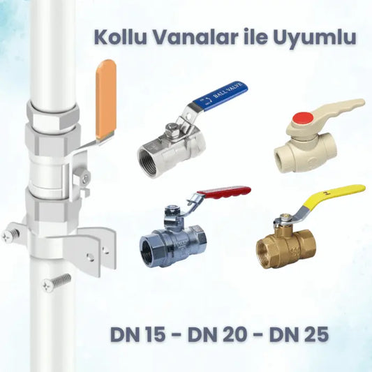 Tuya WiFi Akıllı Su/Gaz Kollu Vana Kontrolcüsü