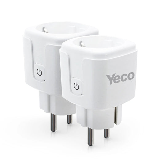 YECO SP-16 Akıllı Priz, Wi-Fi Uyumlu, Telefonla Kontrol, 16A Akım Koruma, Enerji İzleme, 2 Adet