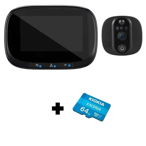 Yeco PD-10 Akıllı Görüntülü Kapı Zili – Kablosuz, Tuya Uyumlu, 1080P Güvenlik Kameralı Zil