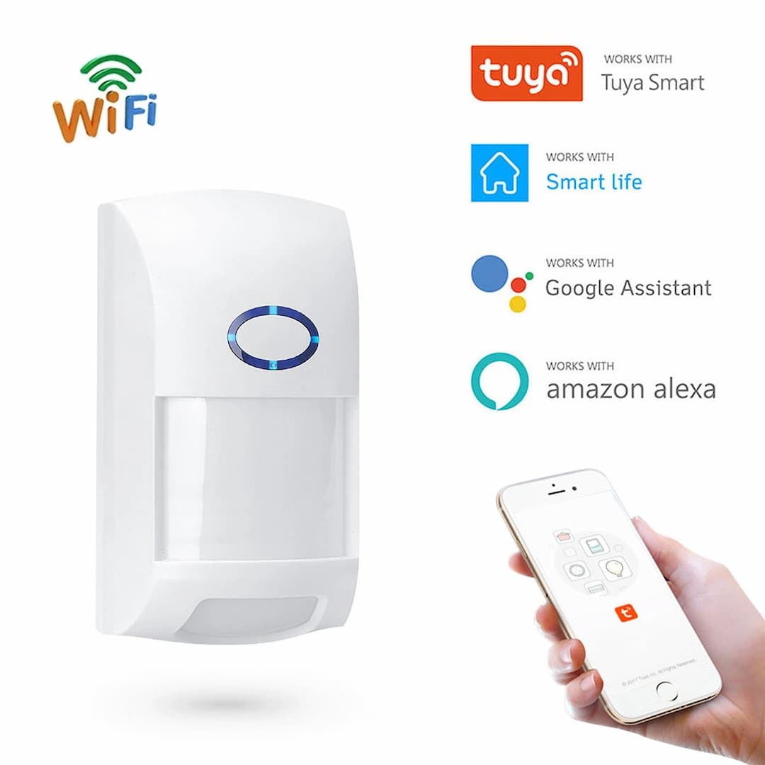 YECO HS-15 Evcil Hayvan Dostu Akıllı WiFi PIR Hareket Sensörü – Tuya Uyumlu, Bildirimli, Kablosuz