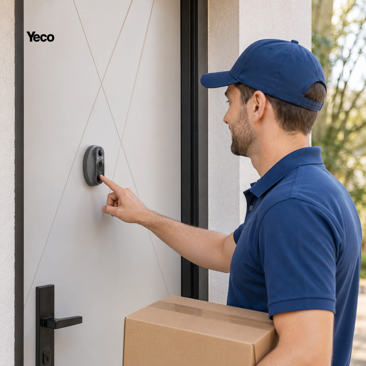 YECO PD-20 Akıllı Görüntülü Kapı Dürbünü, 4.3 İnç LCD Ekran, PIR Hareket Algılama, Çift Yönlü Görüşme, Mobil Uyumlu